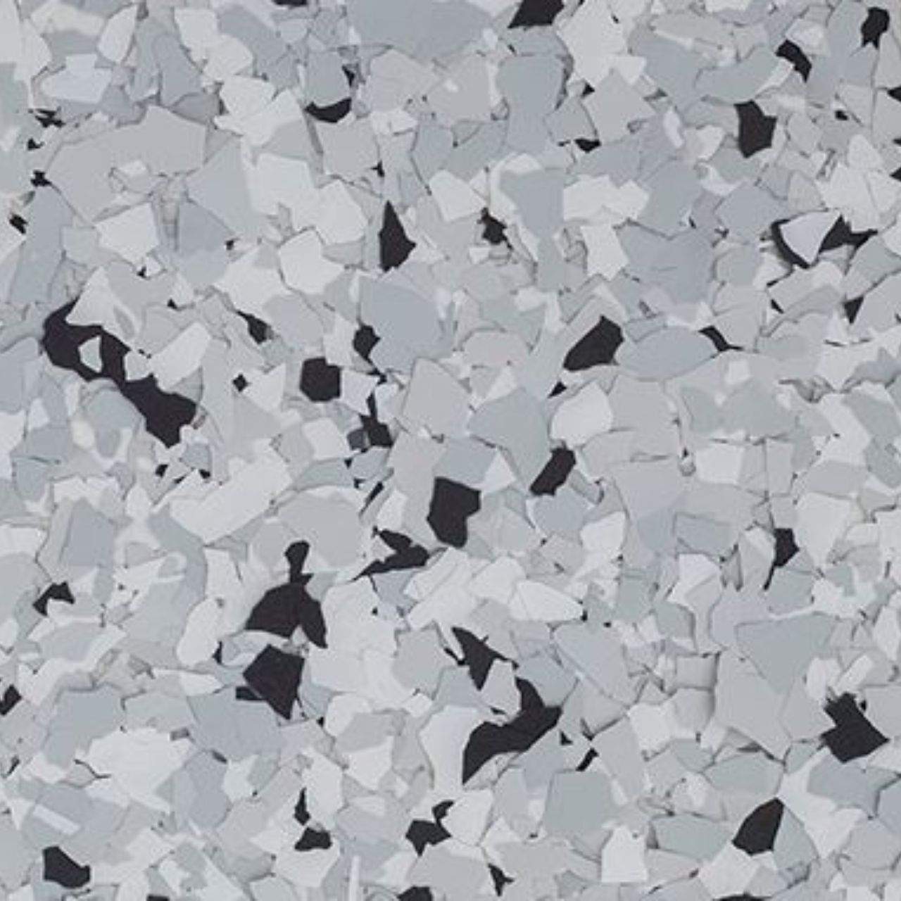 Feather Grey epoxy flake